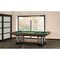 Z-Lite Cobalt Billiard, 3-Light, 13.5 In.W x 49 In.L x 9.25 In.H, Modern Gold/White Linen 152MGLD-DWL13 - alternate 7